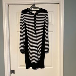 Joseph Ribkoff, size 8 stripped dress.